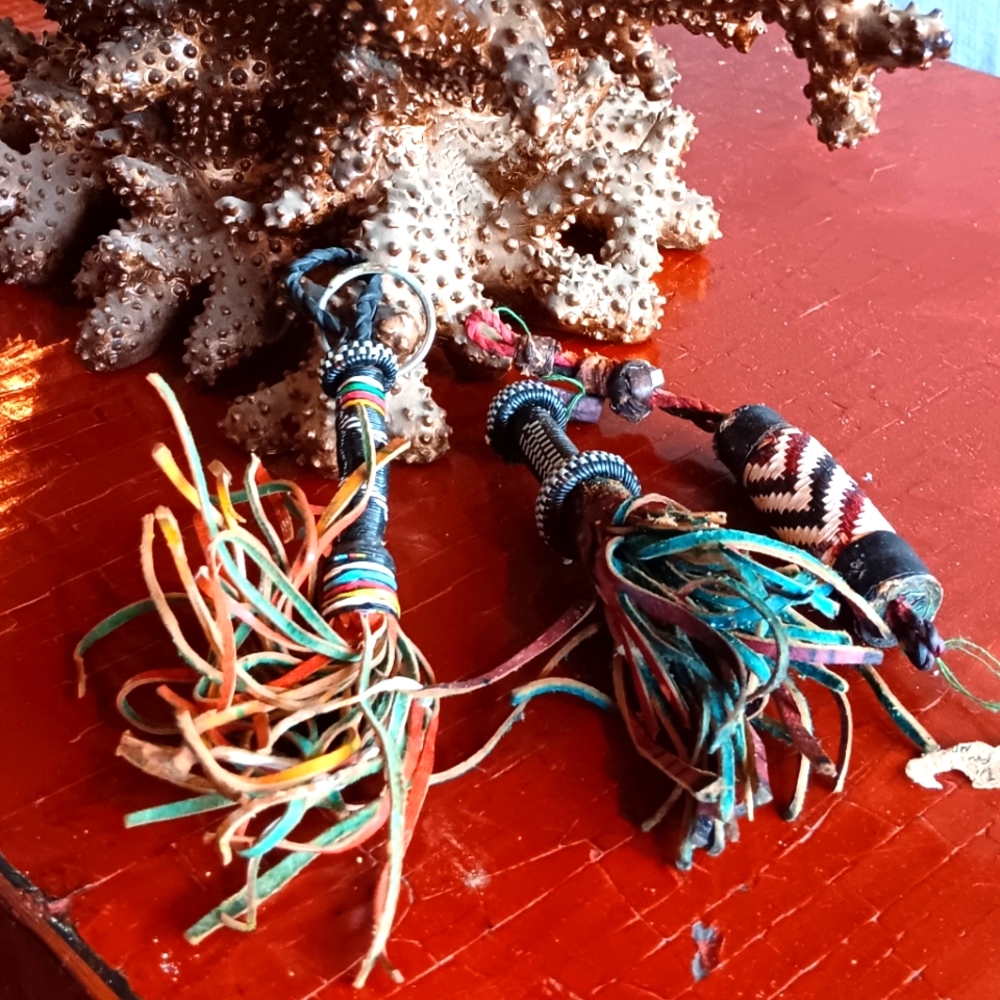 African Keychains (bundle of three)